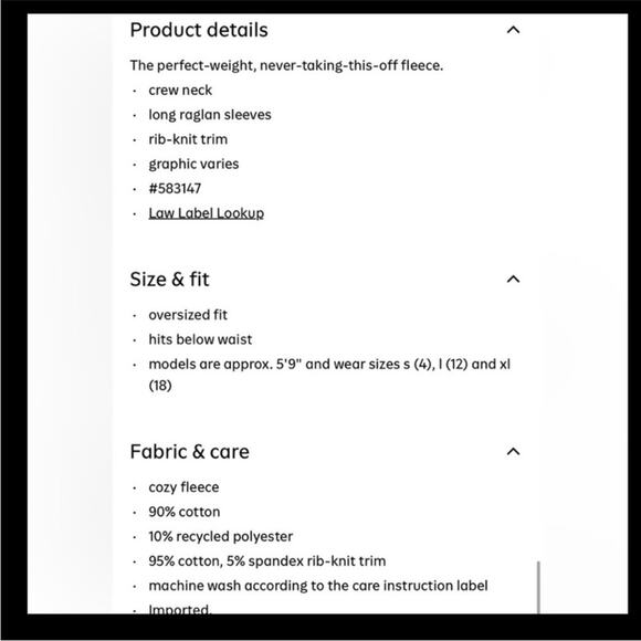 Old Navy Lavender Malibu Farm Stand SoComfy Crew-Neck Graphic Sweatshirt - Picture 7 of 10